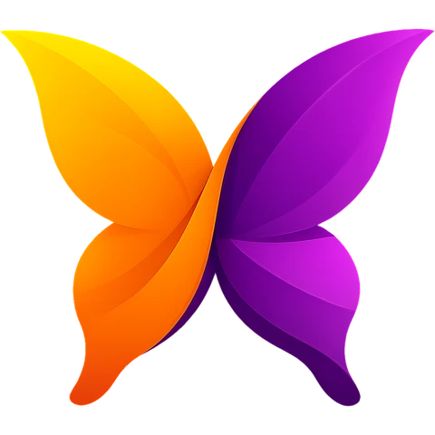 Yarn Topia Designs butterfly logo